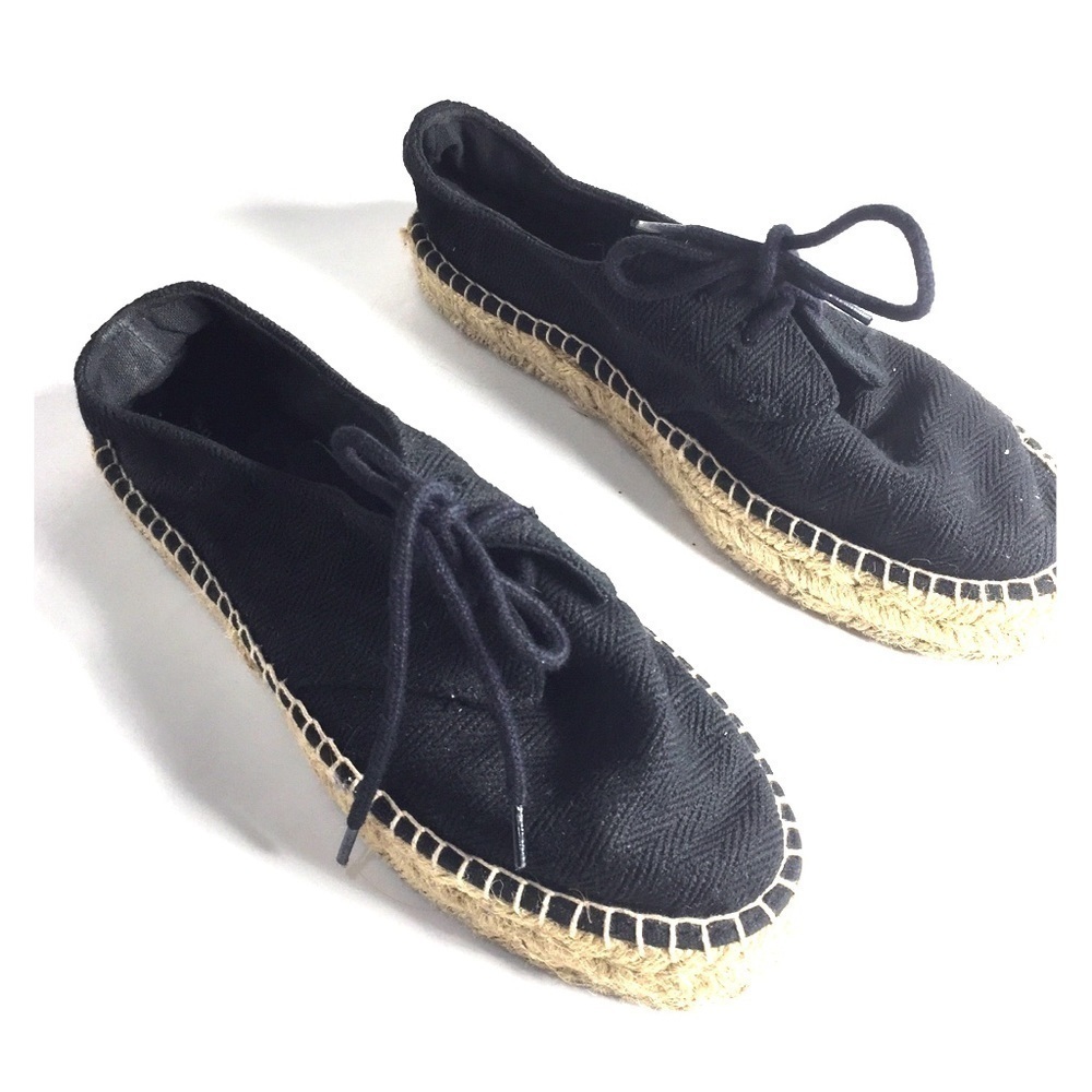 𝅺h&m espadrille flat‎ canvas shoes